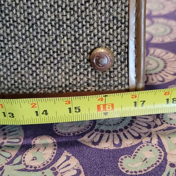 Vintage Hartmann Crossbody Travel Luggage Plastic Lined - Picture 8 of 9